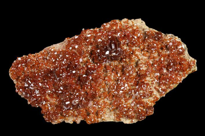 Ruby Red Vanadinite Crystals on Barite - Morocco #134690